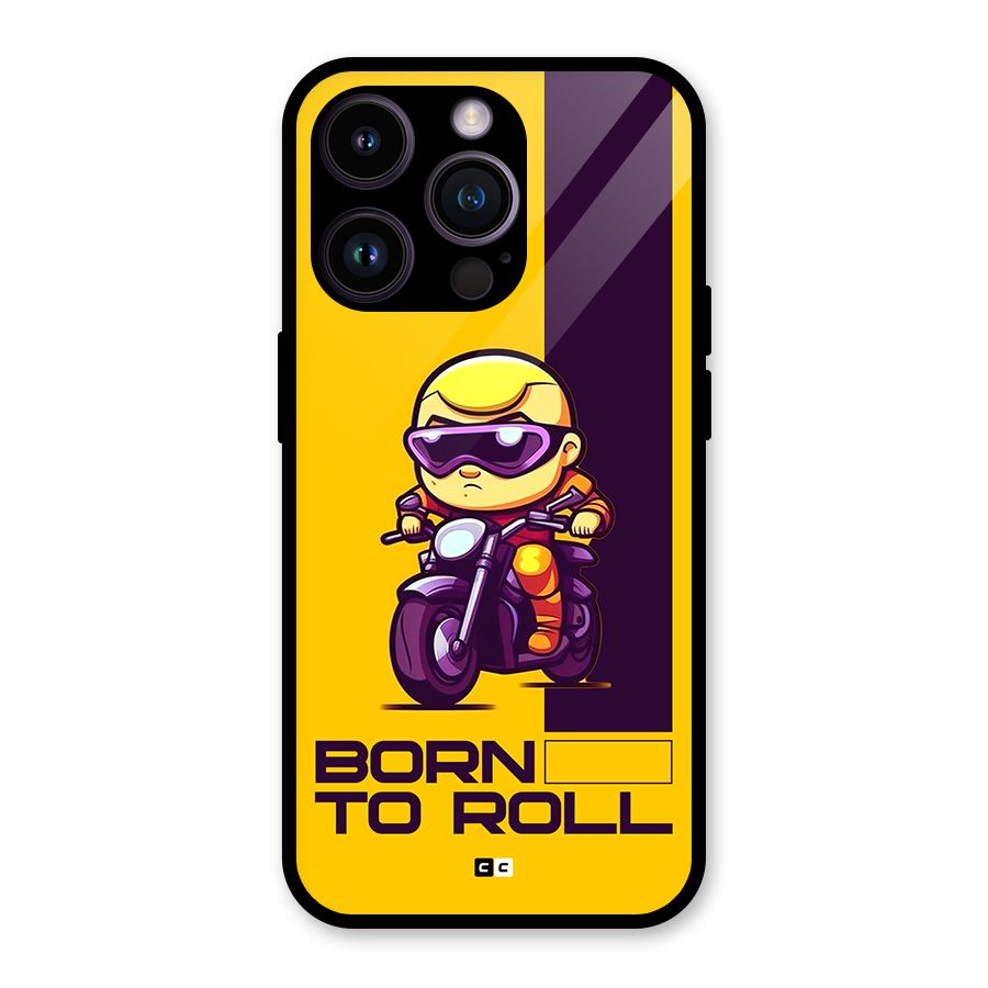 Born To Roll Glass Back Case for iPhone 14 Pro