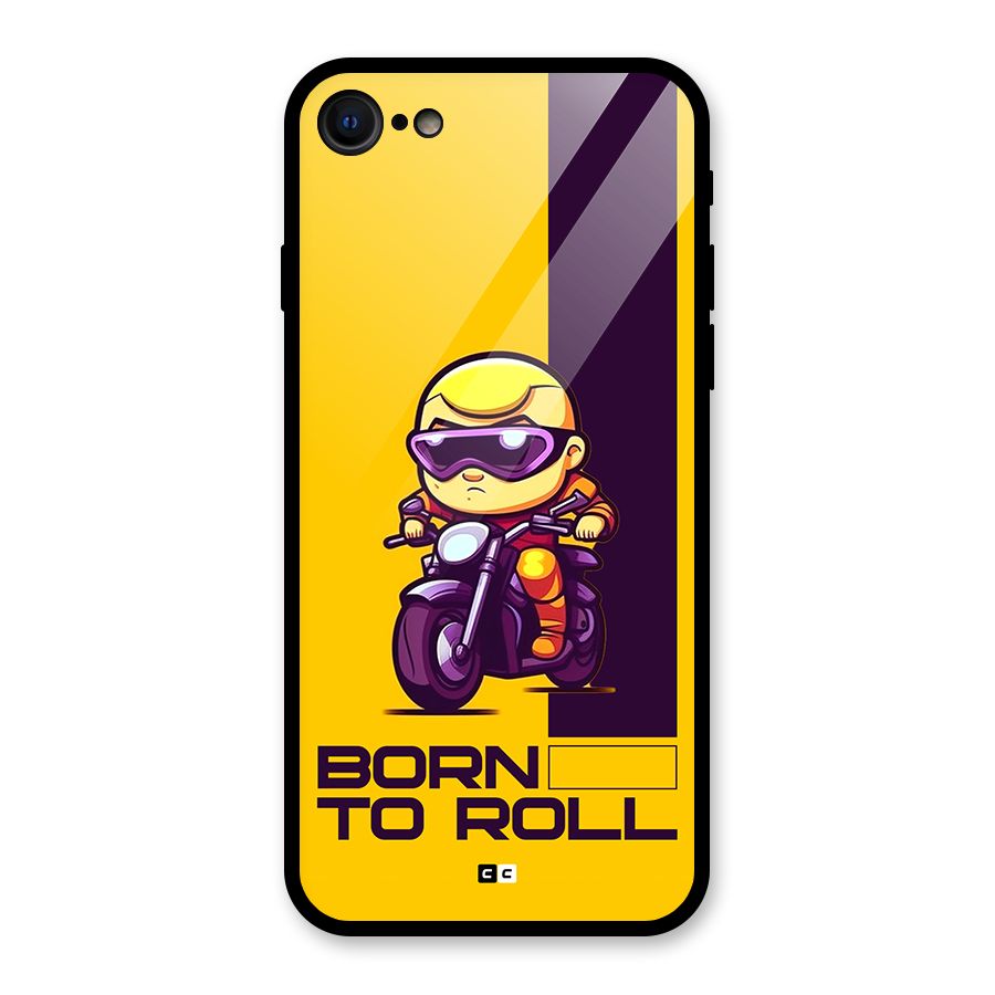 Born To Roll Glass Back Case for iPhone SE 2020