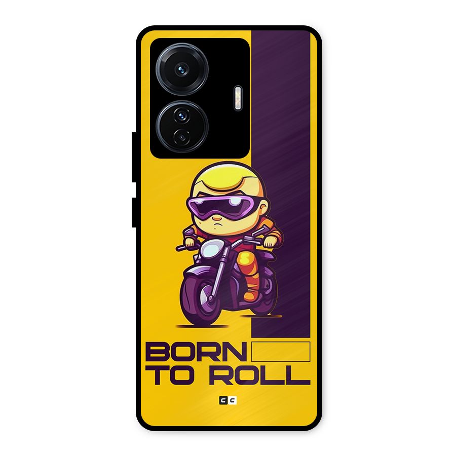 Born To Roll Metal Back Case for Vivo T1 Pro