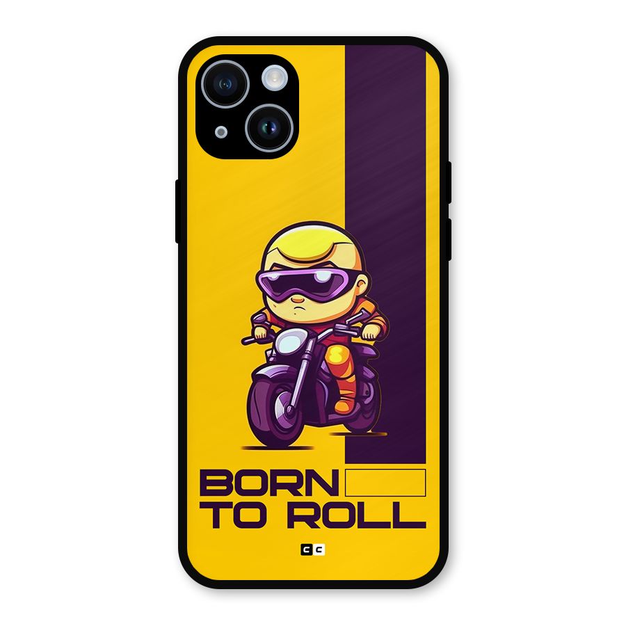 Born To Roll Metal Back Case for iPhone 14
