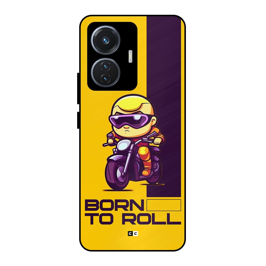 Born To Roll Metal Back Case for iQOO Z6 44W