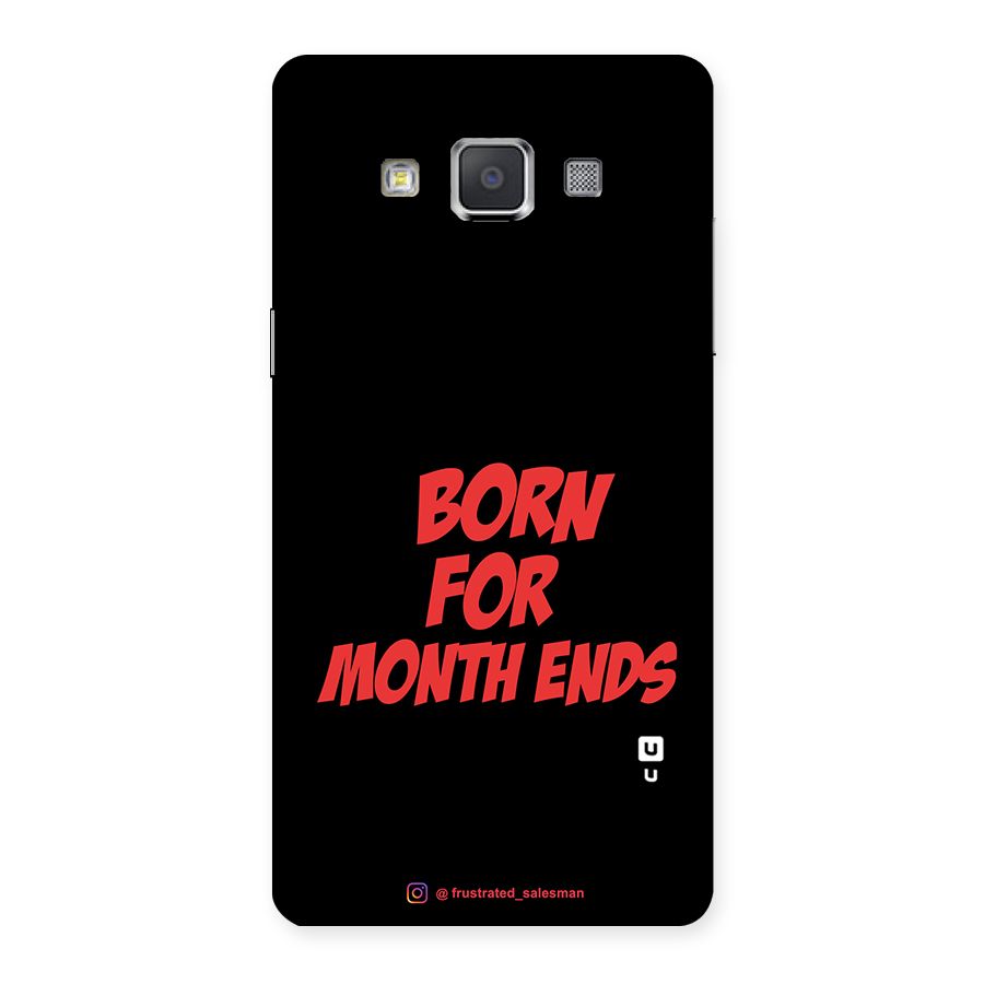 Born for Month Ends Black Back Case for Galaxy Grand 3