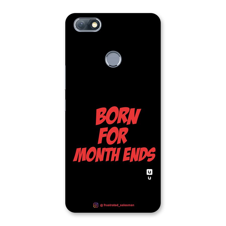 Born for Month Ends Black Back Case for Infinix Note 5
