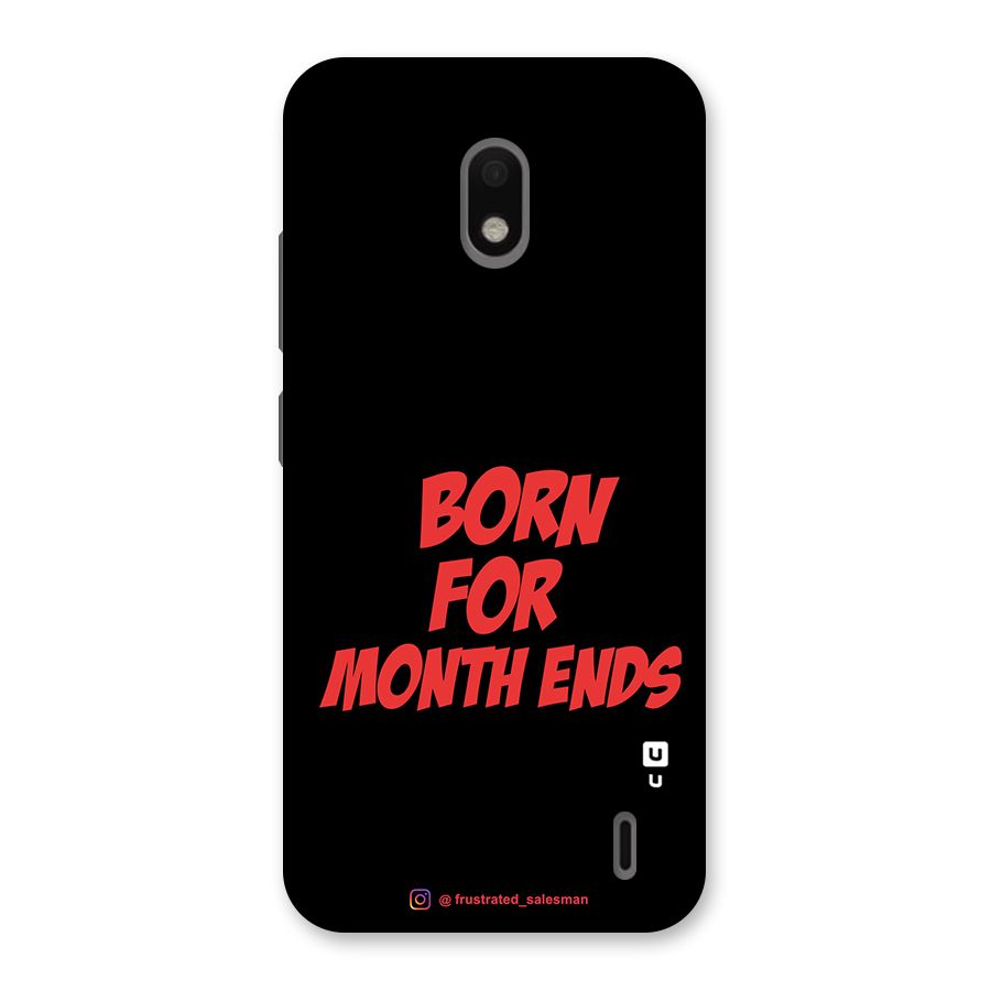 Born for Month Ends Black Back Case for Nokia 2.2