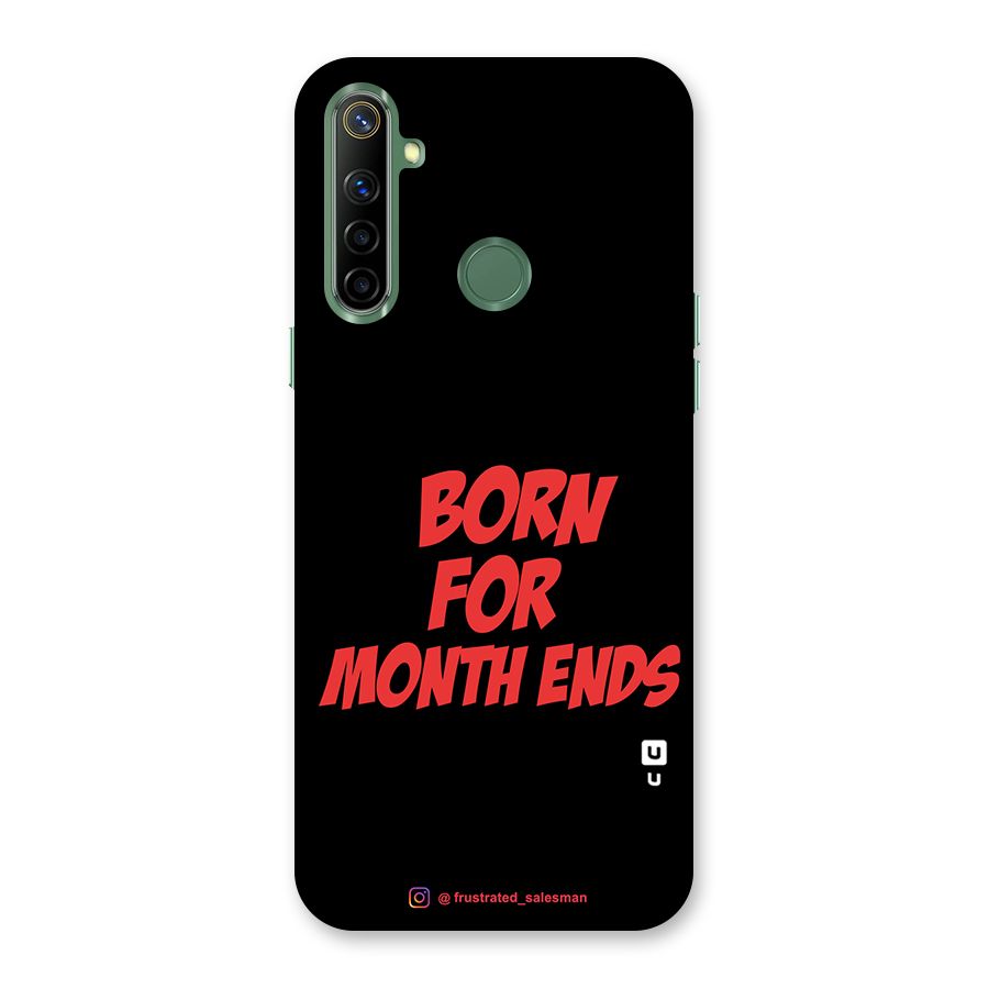 Born for Month Ends Black Back Case for Realme Narzo 10