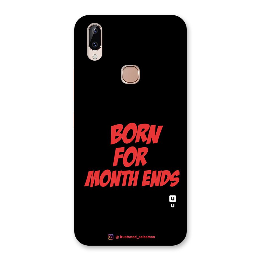 Born for Month Ends Black Back Case for Vivo Y83 Pro