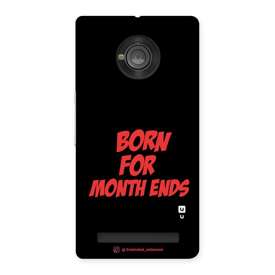Born for Month Ends Black Back Case for Yu Yuphoria