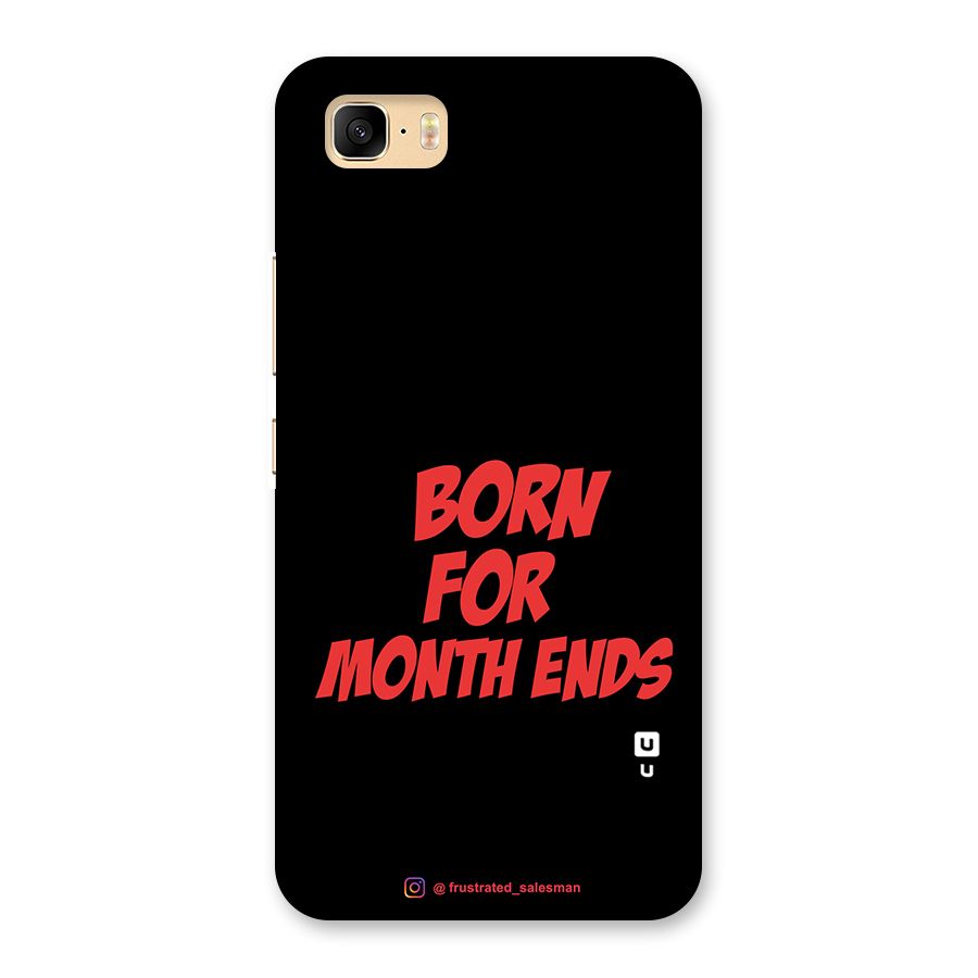 Born for Month Ends Black Back Case for Zenfone 3s Max