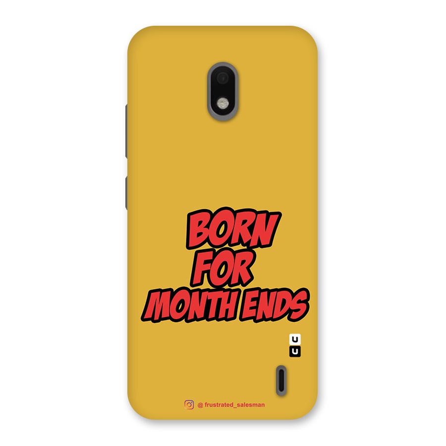 Born for Month Ends Mustard Yellow Back Case for Nokia 2.2