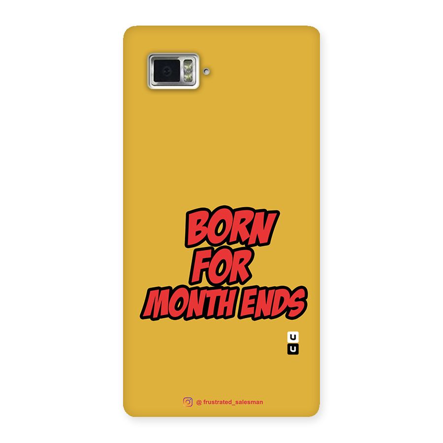 Born for Month Ends Mustard Yellow Back Case for Vibe Z2 Pro K920