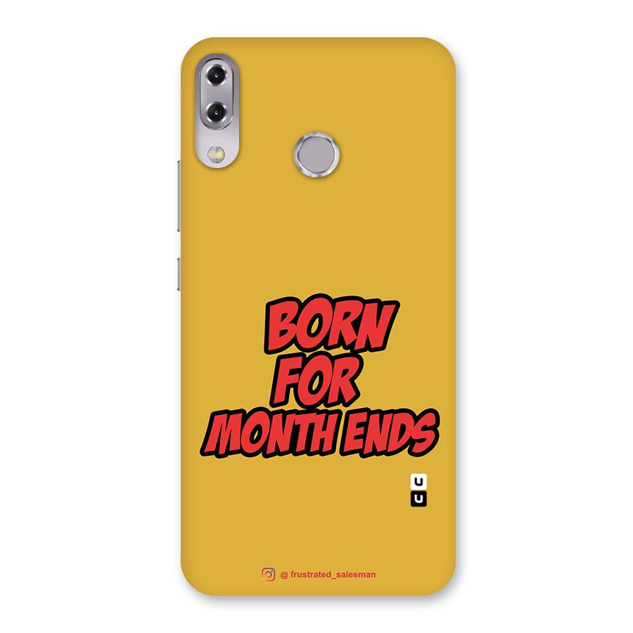 Born for Month Ends Mustard Yellow Back Case for Zenfone 5Z