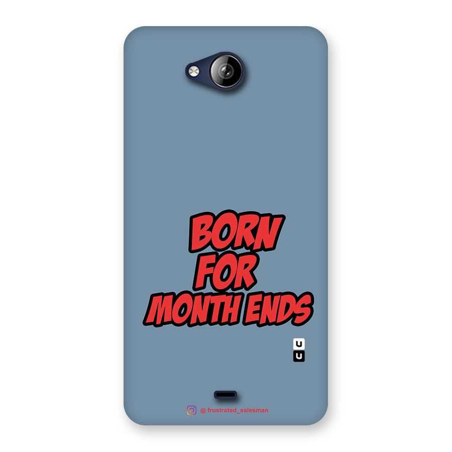 Born for Month Ends SteelBlue Back Case for Canvas Play Q355