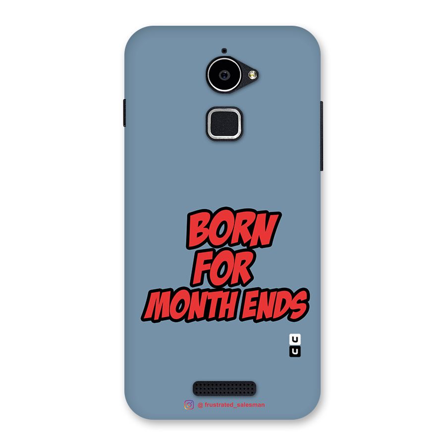 Born for Month Ends SteelBlue Back Case for Coolpad Note 3 Lite