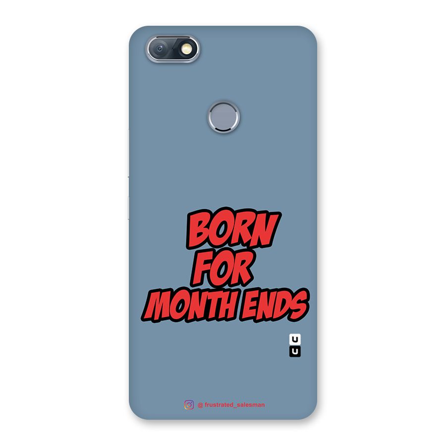 Born for Month Ends SteelBlue Back Case for Infinix Note 5