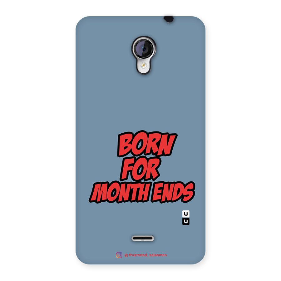 Born for Month Ends SteelBlue Back Case for Micromax Unite 2 A106