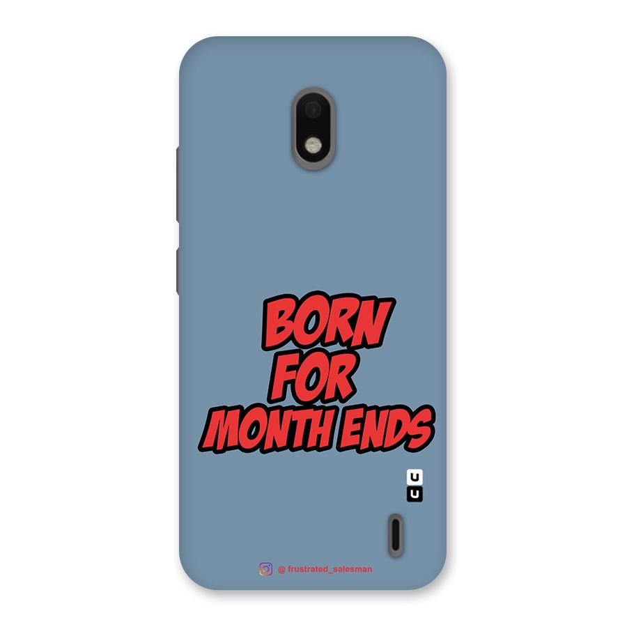Born for Month Ends SteelBlue Back Case for Nokia 2.2