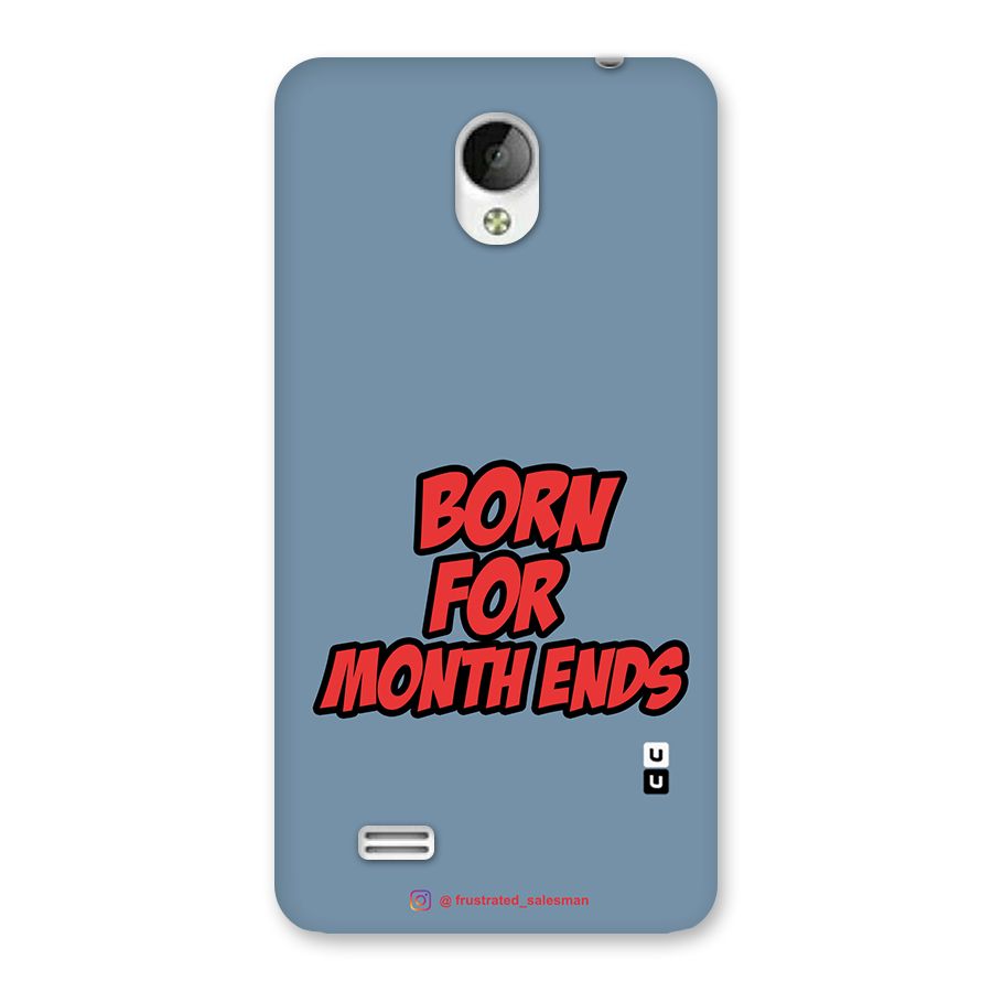 Born for Month Ends SteelBlue Back Case for Vivo Y21