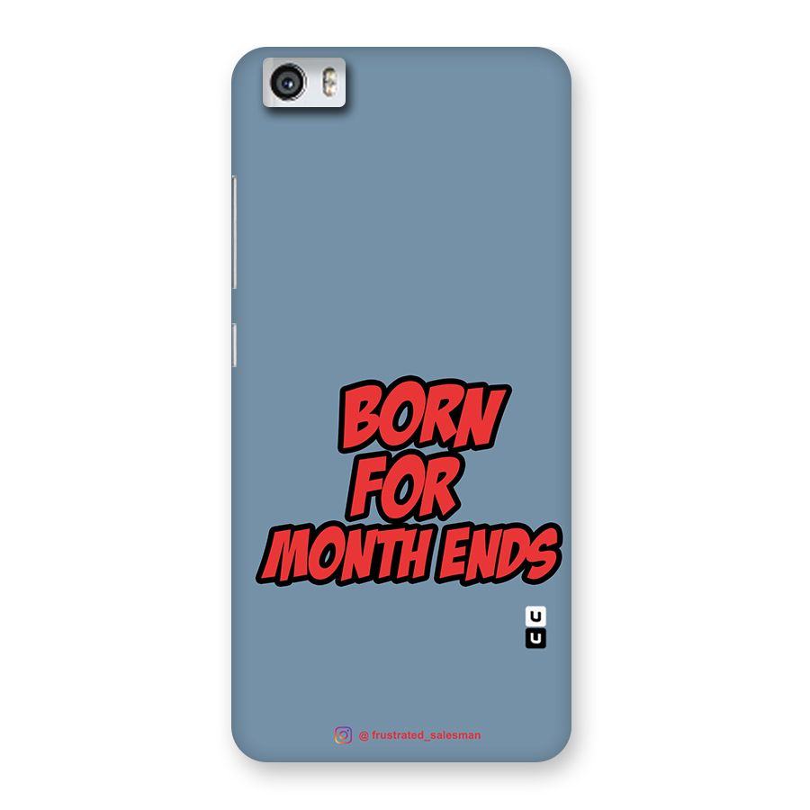 Born for Month Ends SteelBlue Back Case for Xiaomi Redmi Mi5