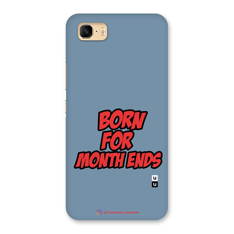 Born for Month Ends SteelBlue Back Case for Zenfone 3s Max