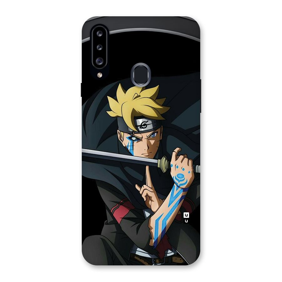 Boruto Uzumaki Stance Back Case for Galaxy A20s