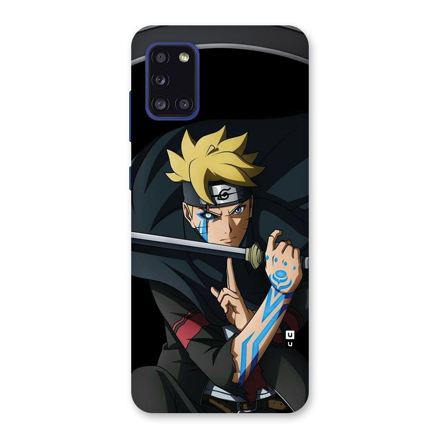 Boruto Uzumaki Stance Back Case for Galaxy A31