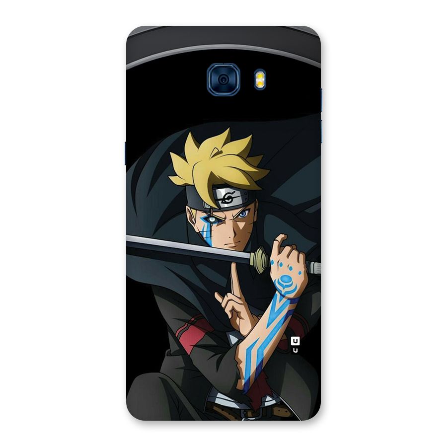 Boruto Uzumaki Stance Back Case for Galaxy C7 Pro