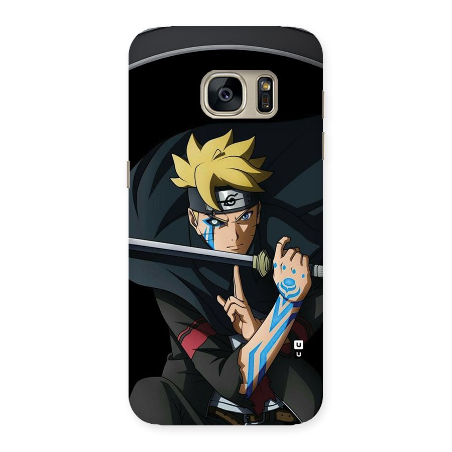 Boruto Uzumaki Stance Back Case for Galaxy S7