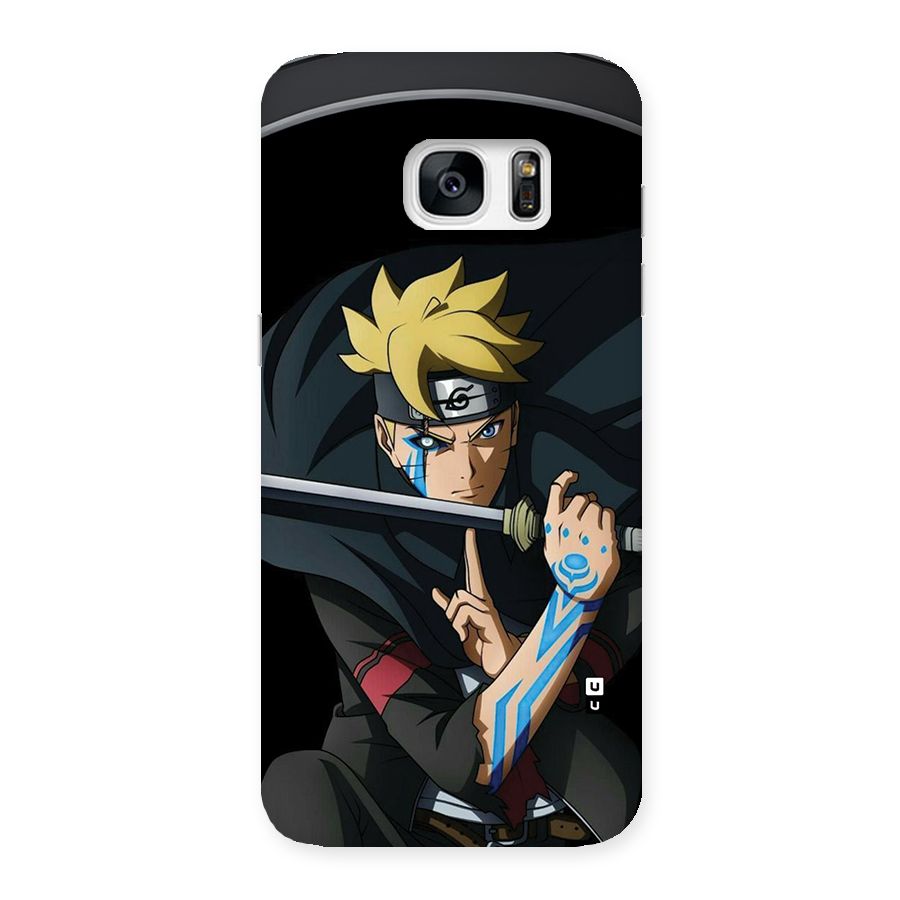 Boruto Uzumaki Stance Back Case for Galaxy S7 Edge