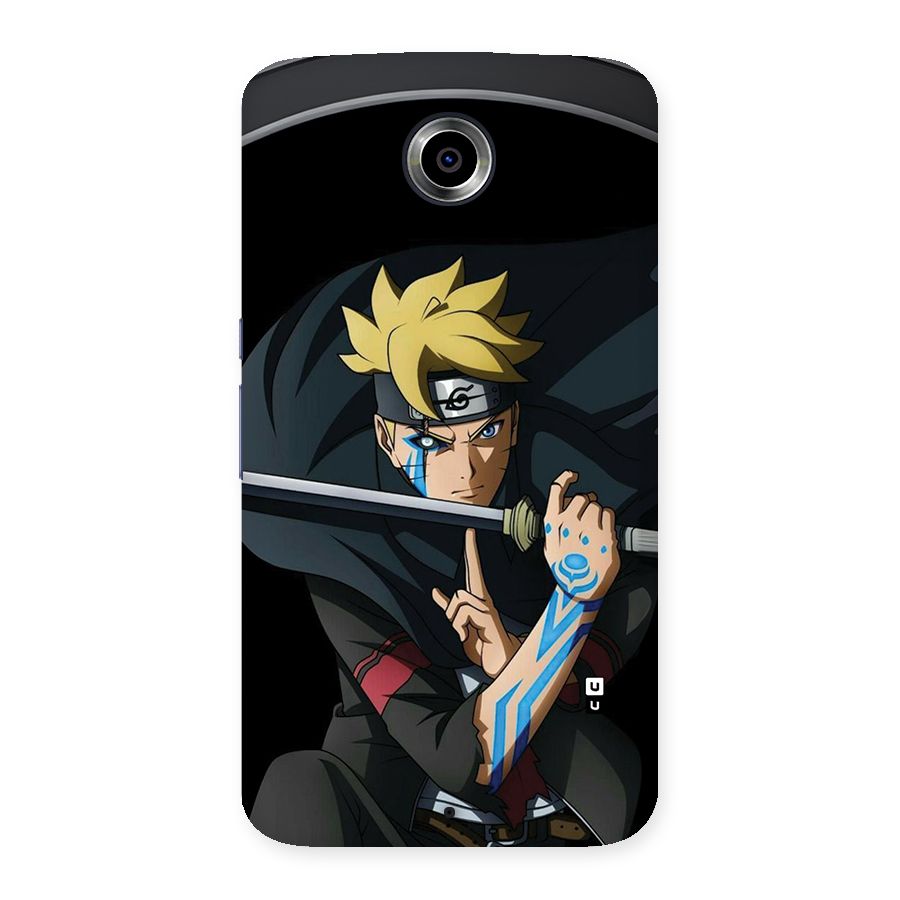 Boruto Uzumaki Stance Back Case for Google Nexus 6