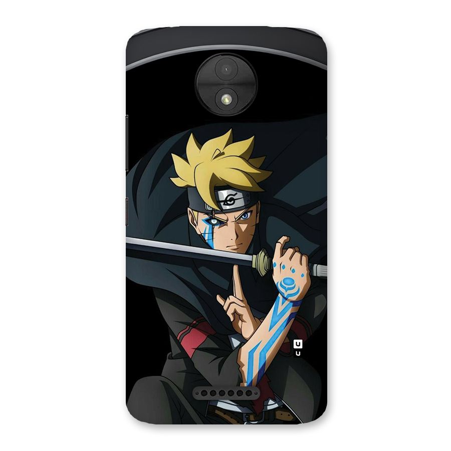 Boruto Uzumaki Stance Back Case for Moto C