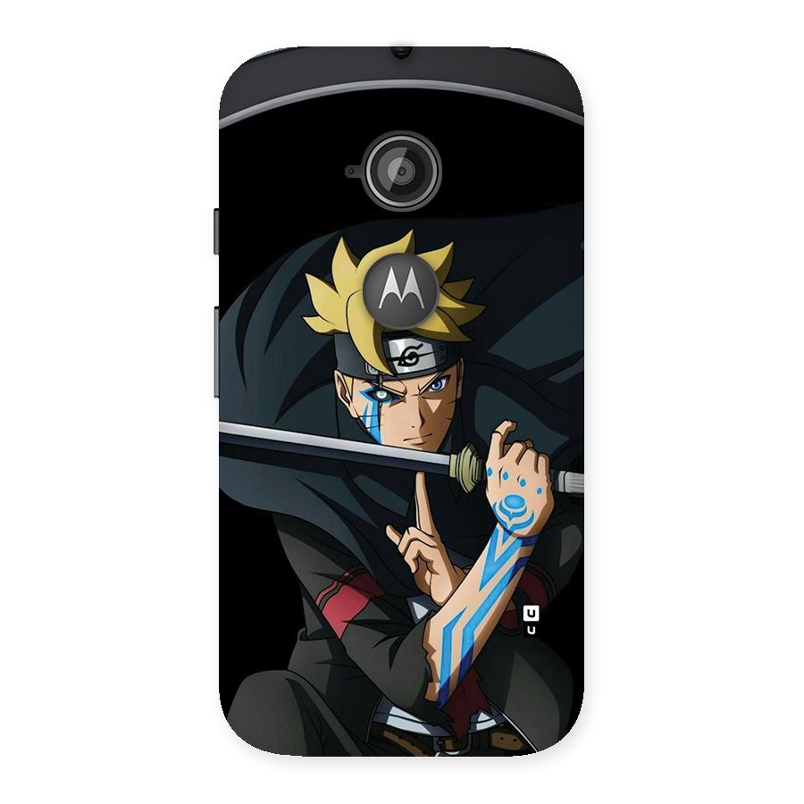 Boruto Uzumaki Stance Back Case for Moto E 2nd Gen
