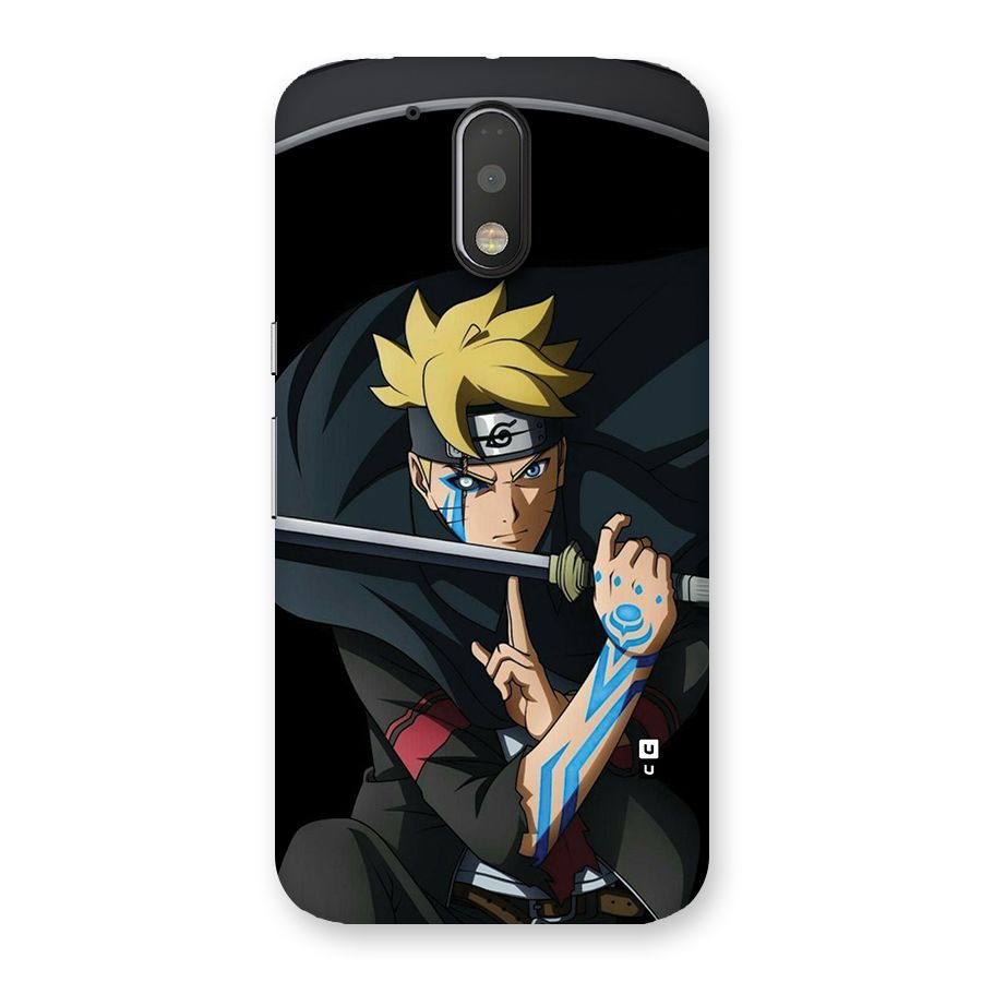 Boruto Uzumaki Stance Back Case for Moto G4 Plus