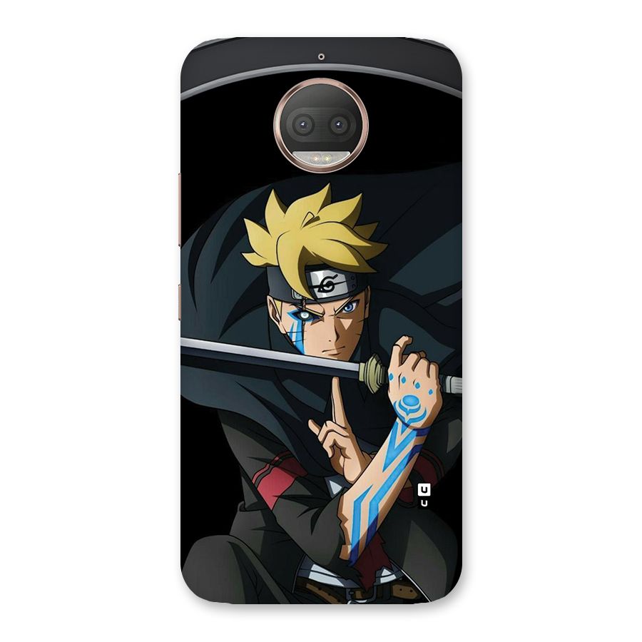 Boruto Uzumaki Stance Back Case for Moto G5s Plus