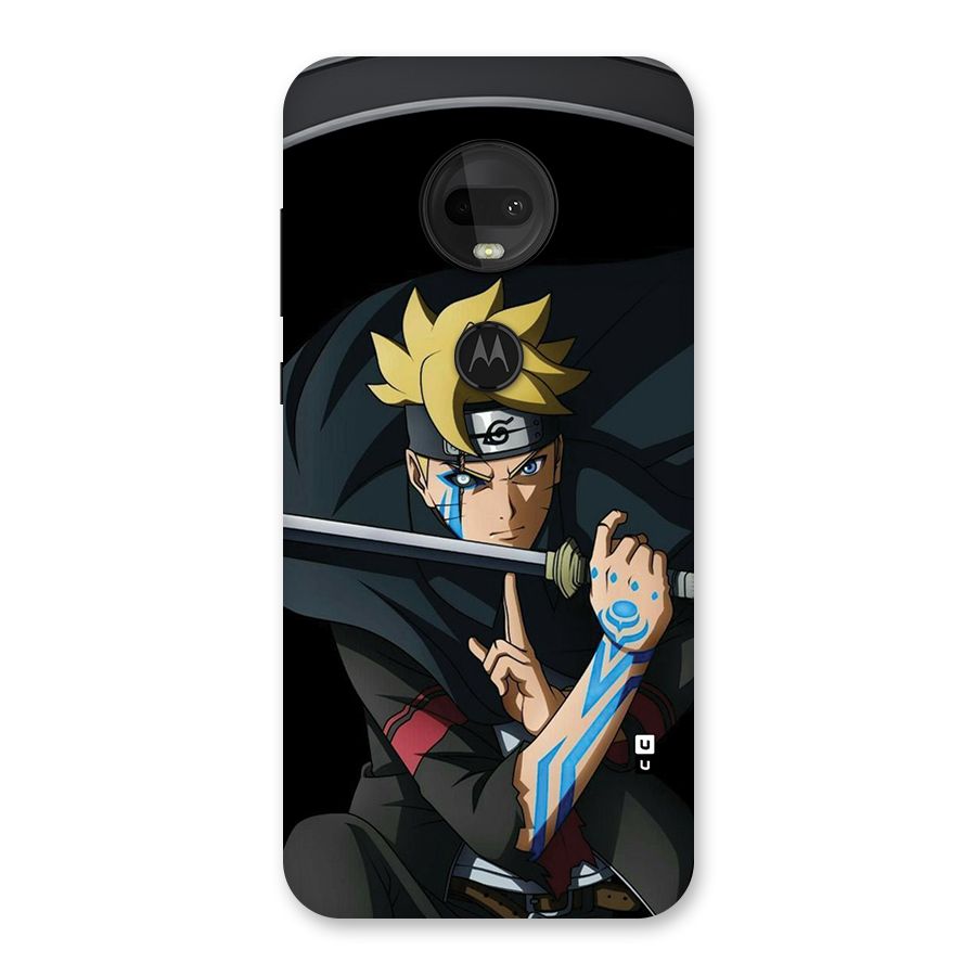 Boruto Uzumaki Stance Back Case for Moto G7