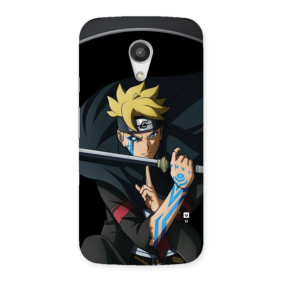 Boruto Uzumaki Stance Back Case for Moto G 2nd Gen