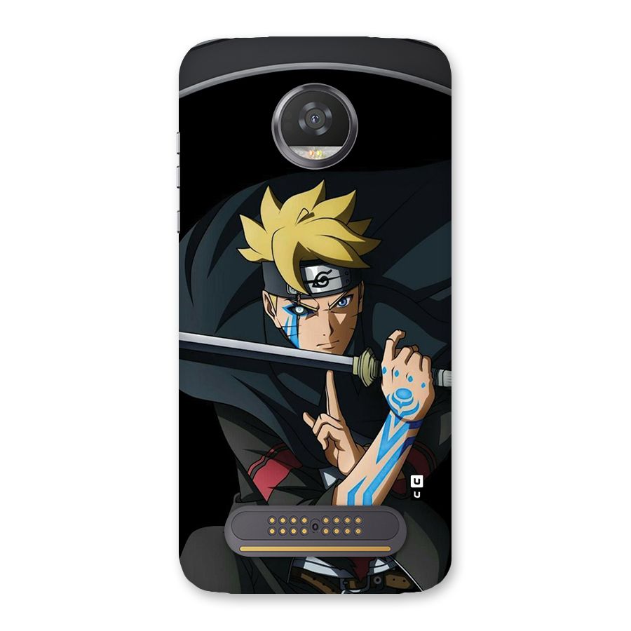 Boruto Uzumaki Stance Back Case for Moto Z2 Play
