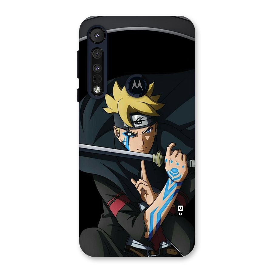 Boruto Uzumaki Stance Back Case for Motorola One Macro