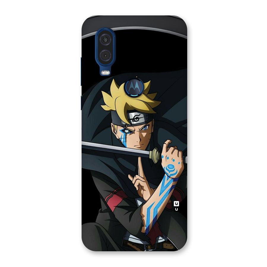 Boruto Uzumaki Stance Back Case for Motorola One Vision
