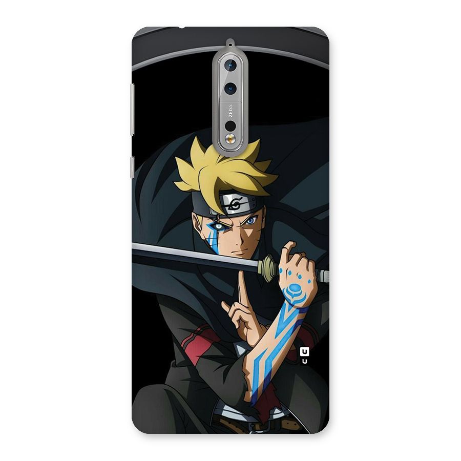 Boruto Uzumaki Stance Back Case for Nokia 8