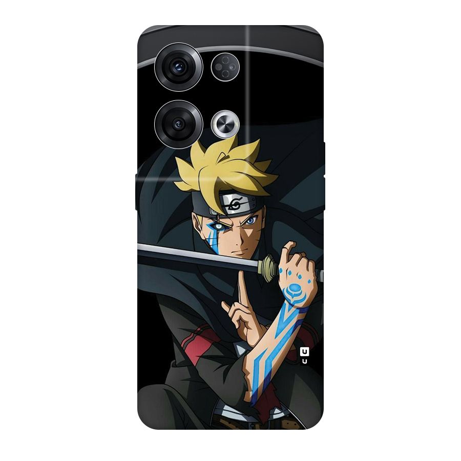 Boruto Uzumaki Stance Back Case for Oppo Reno8 Pro 5G