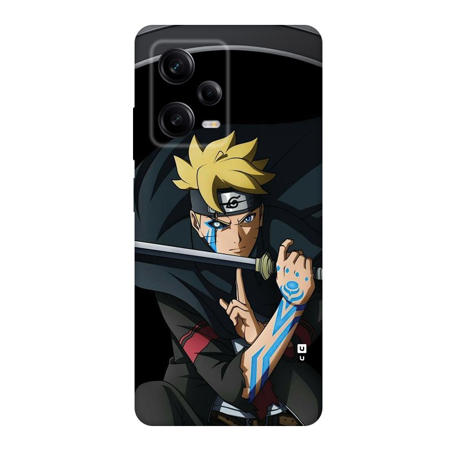 Boruto Uzumaki Stance Back Case for Redmi Note 12 Pro