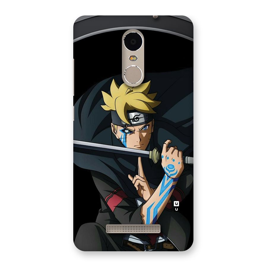 Boruto Uzumaki Stance Back Case for Redmi Note 3