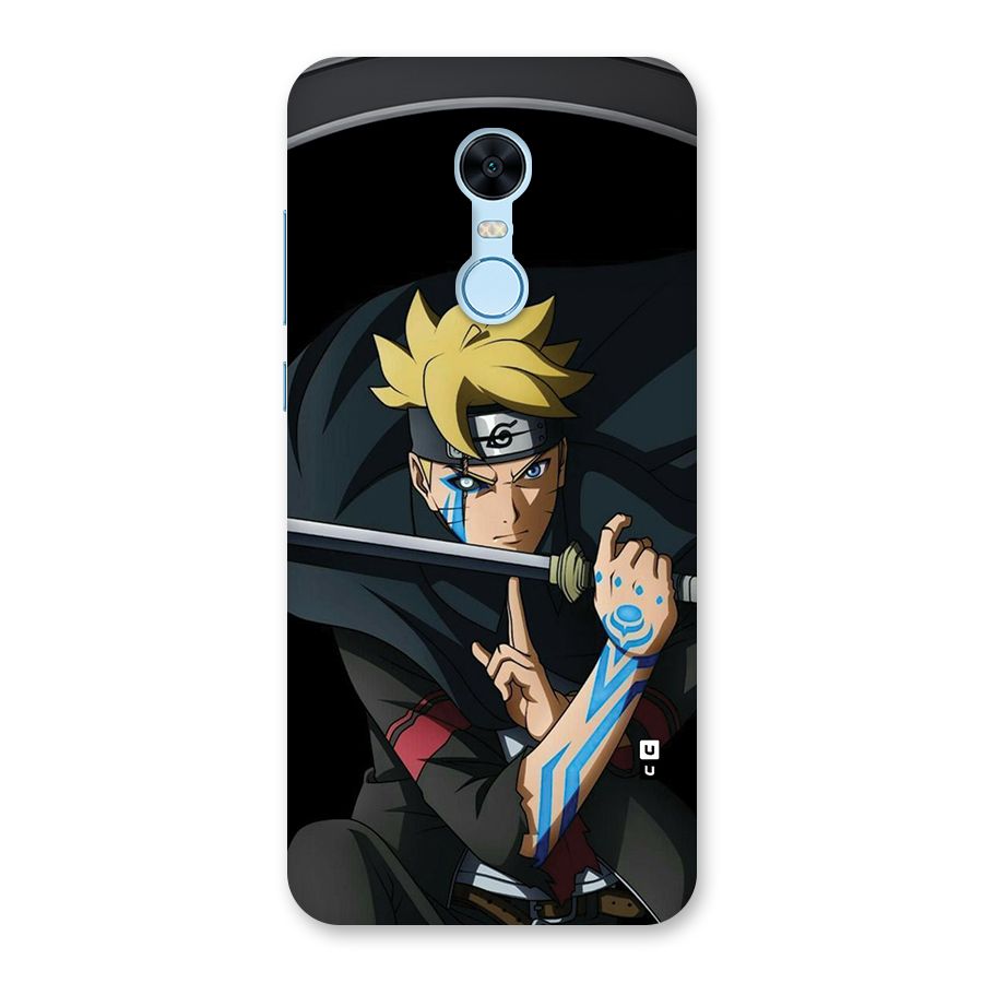 Boruto Uzumaki Stance Back Case for Redmi Note 5