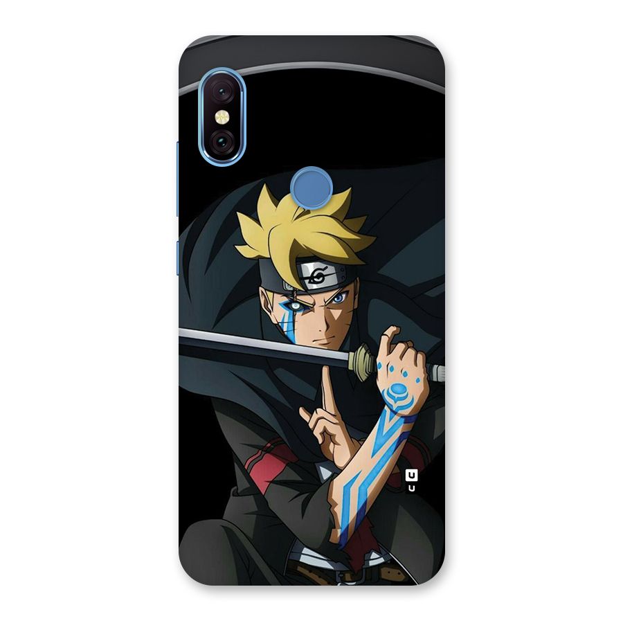 Boruto Uzumaki Stance Back Case for Redmi Note 6 Pro