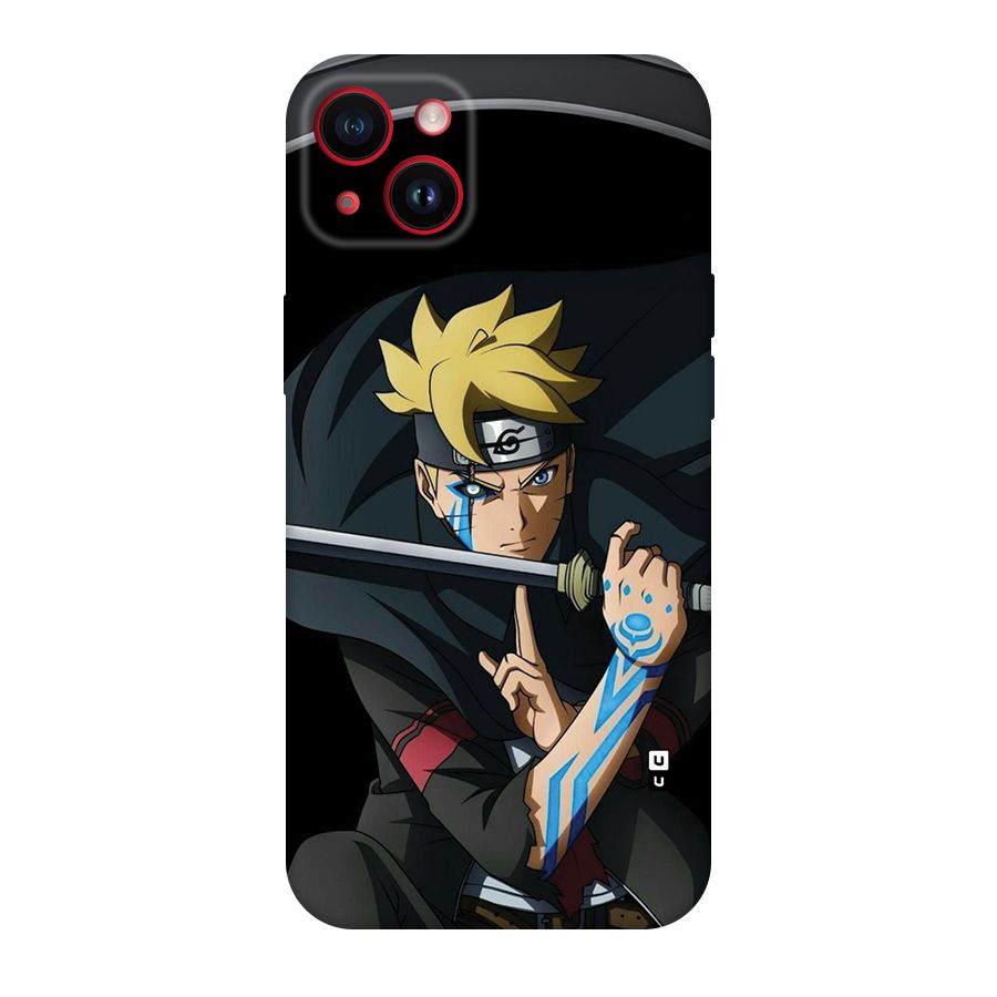 Boruto Uzumaki Stance Back Case for iPhone 14 Plus