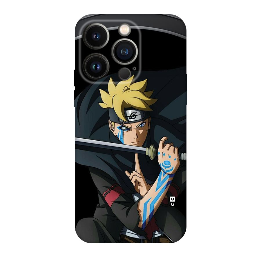 Boruto Uzumaki Stance Back Case for iPhone 14 Pro