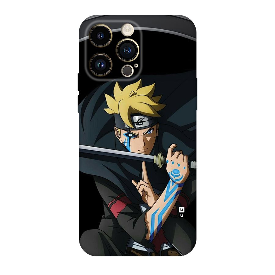 Boruto Uzumaki Stance Back Case for iPhone 14 Pro Max
