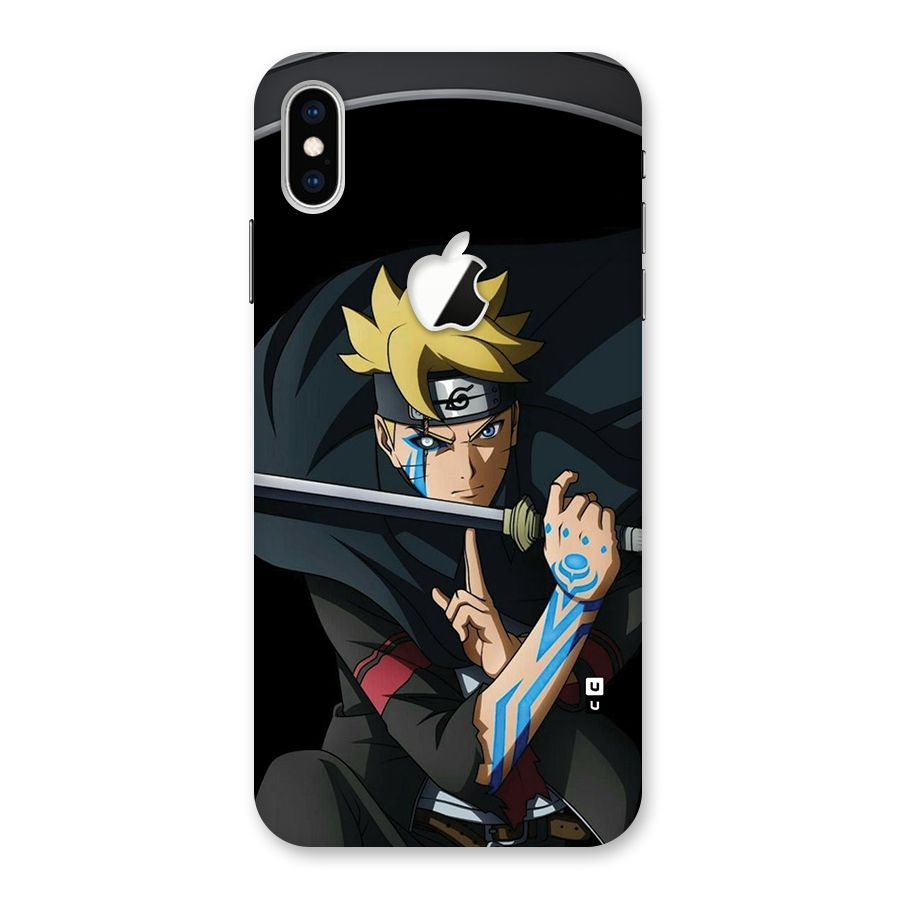 Boruto Uzumaki Stance Back Case for iPhone XS Max Apple Cut