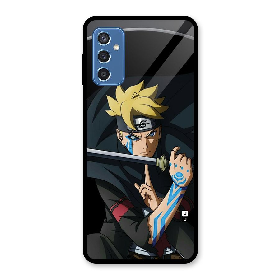 Boruto Uzumaki Stance Glass Back Case for Galaxy M52 5G