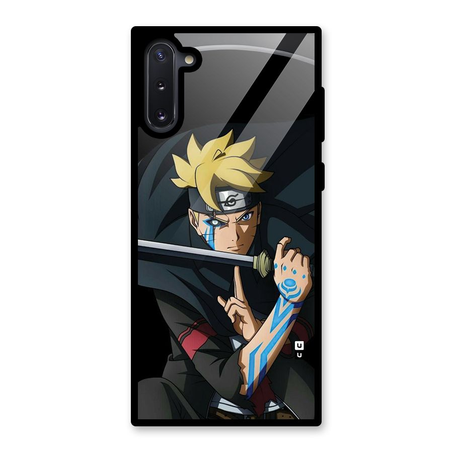Boruto Uzumaki Stance Glass Back Case for Galaxy Note 10